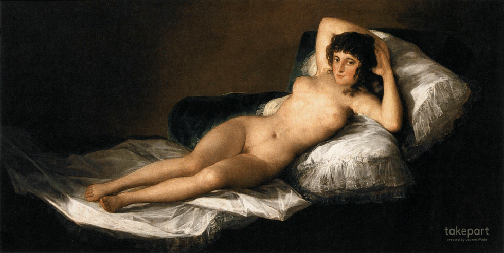 La maja de Goya no aparecería en la portada de Vogue