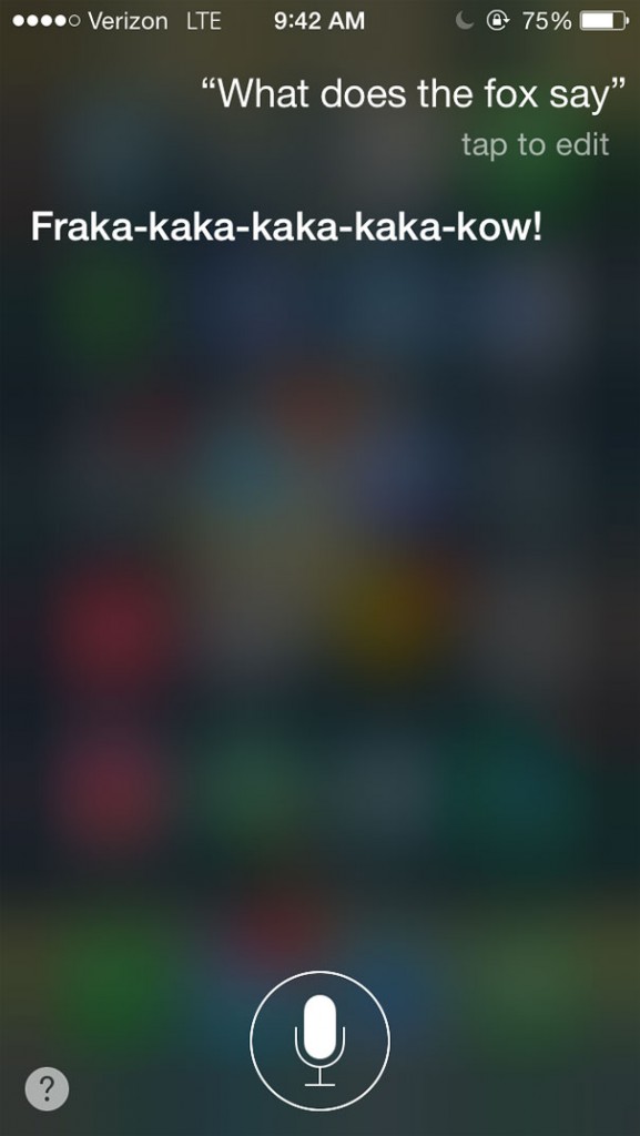 Las mejores contestaciones de Siri 5