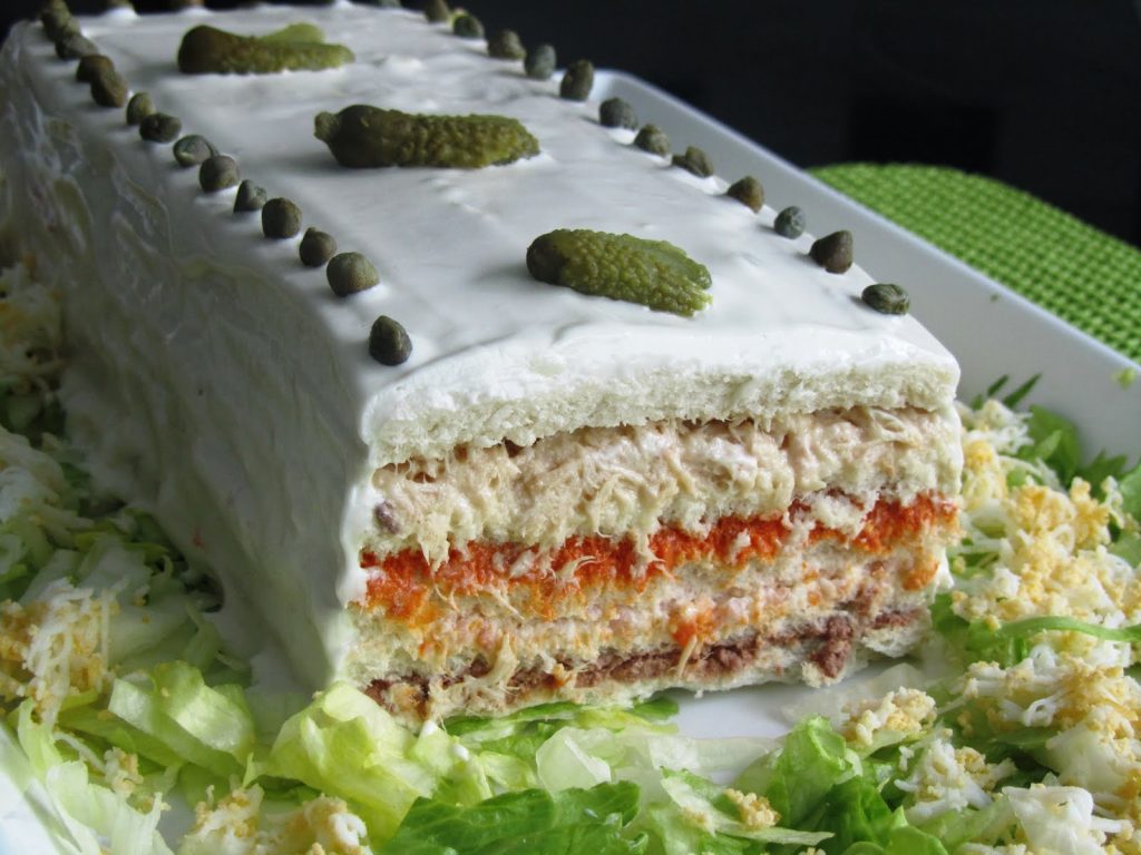 “Sandwichón”: pastel salado frío, ¡fácil y rápido! 7