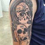 Tatuaje Calavera Mexicana: Significado, ideas de diseño 38