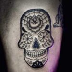 Tatuaje Calavera Mexicana: Significado, ideas de diseño 50