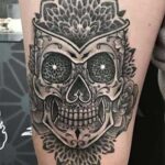 Tatuaje Calavera Mexicana: Significado, ideas de diseño 24